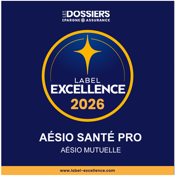 LABEL D'EXCELLENCE AESIO SANTE PRO 2026